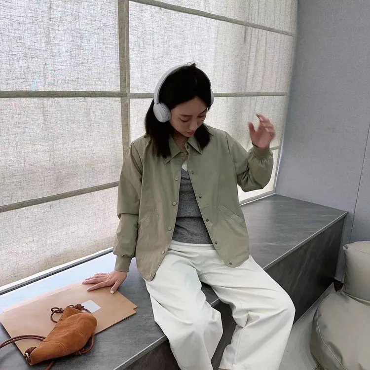 2025秋冬季外穿时尚外套短款女显廋衬衫式小个子夹克休闲开衫百搭