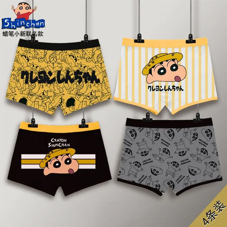 儿童内裤男童纯棉平角小男孩中大童短裤四角夏季薄款卡通2025新款