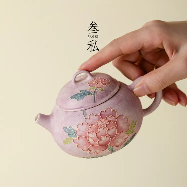 茶壶泡茶功夫茶具陶瓷单壶一人饮女士个人专用办公室茶壶泡茶专用