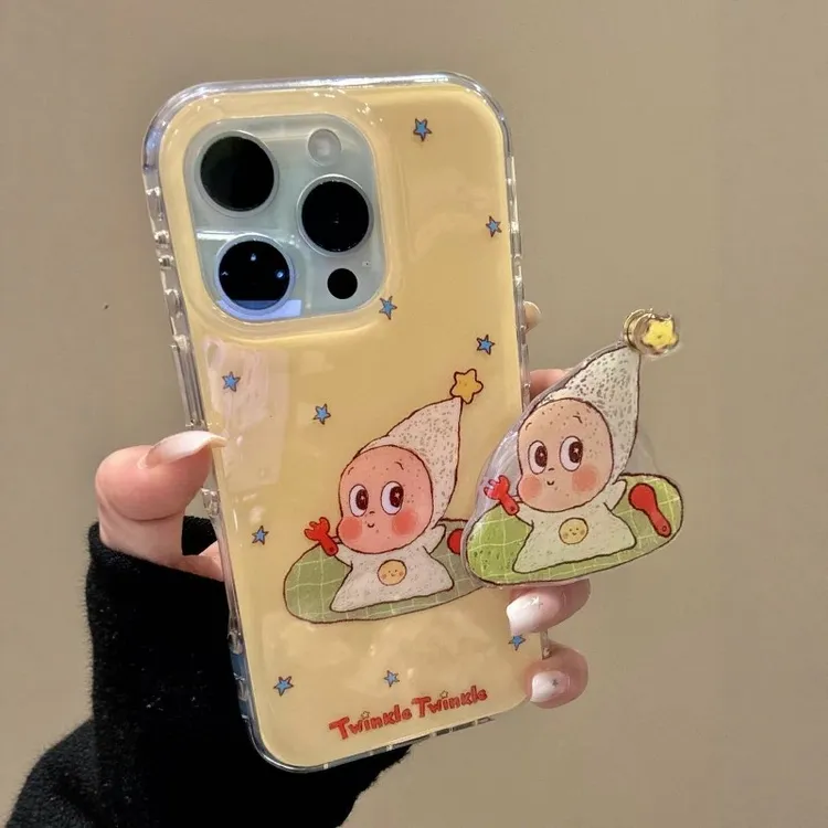 星星卡通小人手机壳适用苹果16promax/iphone16pro新款15/1413