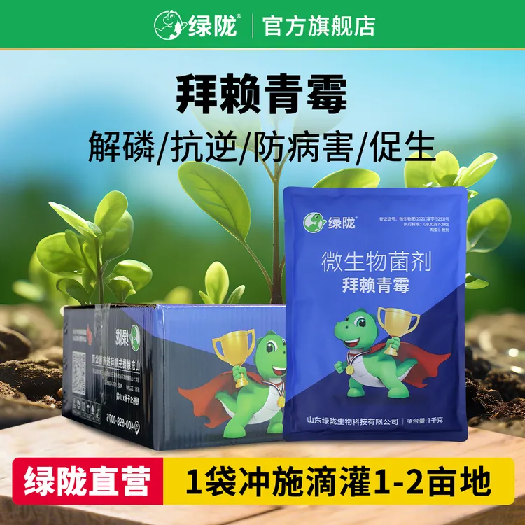 拜赖青霉 抗重茬补充有益菌活土生根溶磷解钾提苗壮棵 微生物菌剂