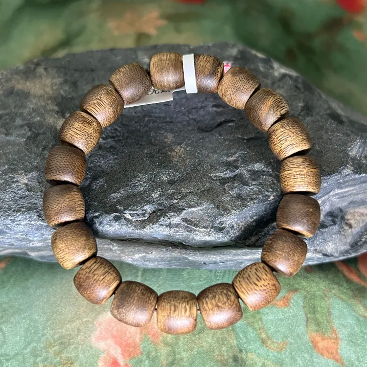 CX1699海南莺歌楠单圈沉香手串10*11mm   14.1g