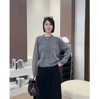 【洁子推荐】2025冬季新款258726法式圆领小香风毛衣JZYC258726