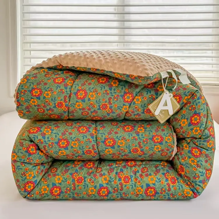 【锦帛】秋冬新款云朵棉安抚豆豆被亲肤舒适可机洗水洗可铺可盖ZB