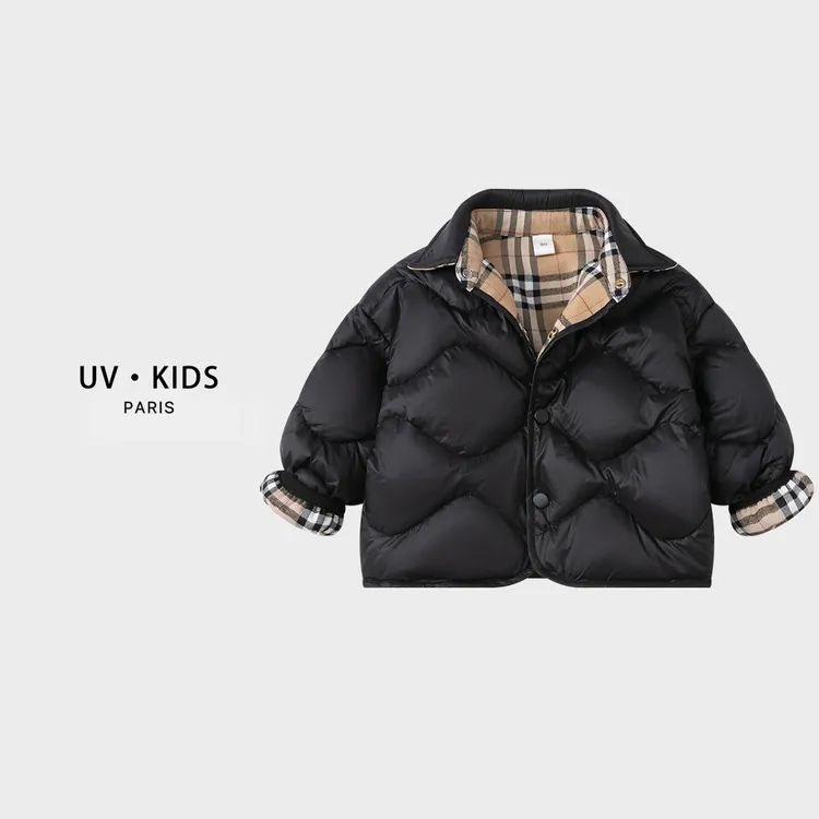 【G.L高定童装】2025冬季新款儿童设计师款儿童轻奢羽绒服外套