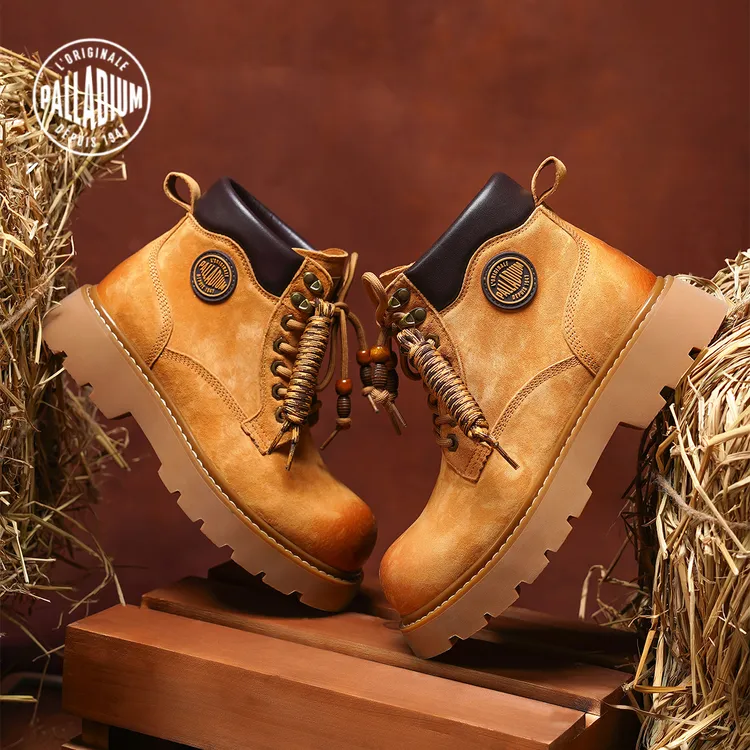 PALLADIUM/帕拉丁城市街头时尚厚底大黄靴马丁靴74929