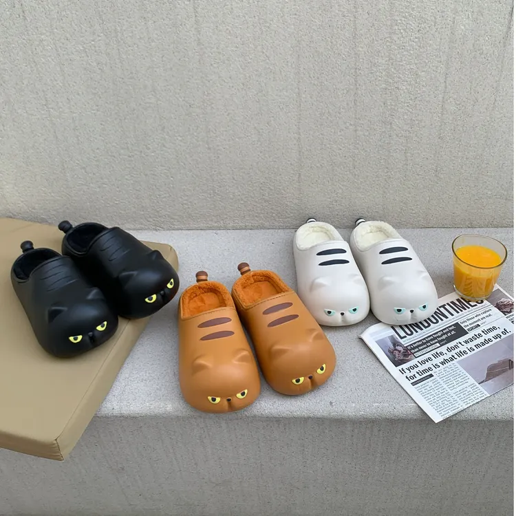 IEF/爱依服毛毛拖2025秋冬新款韩版ins风外穿防滑厚底时尚毛绒拖