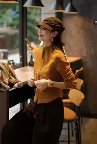 华丽微微【雾青】欧货立体裁剪立领双拉链双腰线显瘦卫衣外套WY1028