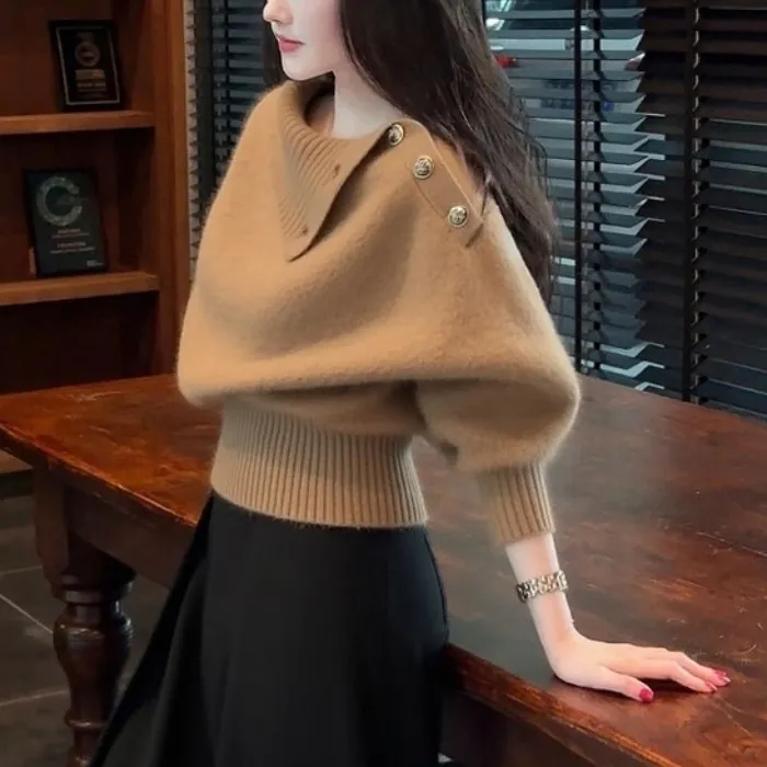 轻熟风巨好看气质时尚毛衣半身裙秋冬氛围感洋气收腰显瘦两件套装