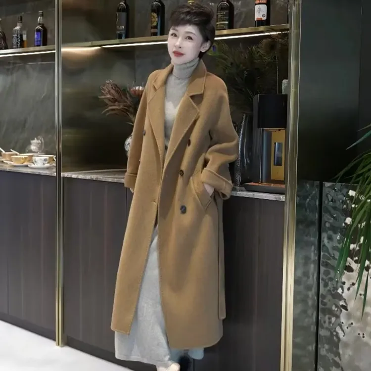 骆驼绒+绵羊毛【经典系列】时尚气质秋冬双面呢 66801