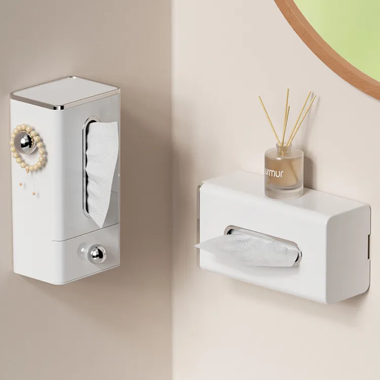 纸巾盒卫生间防水壁挂免打孔2025新款厕所卷纸架抽纸洗脸巾收纳盒