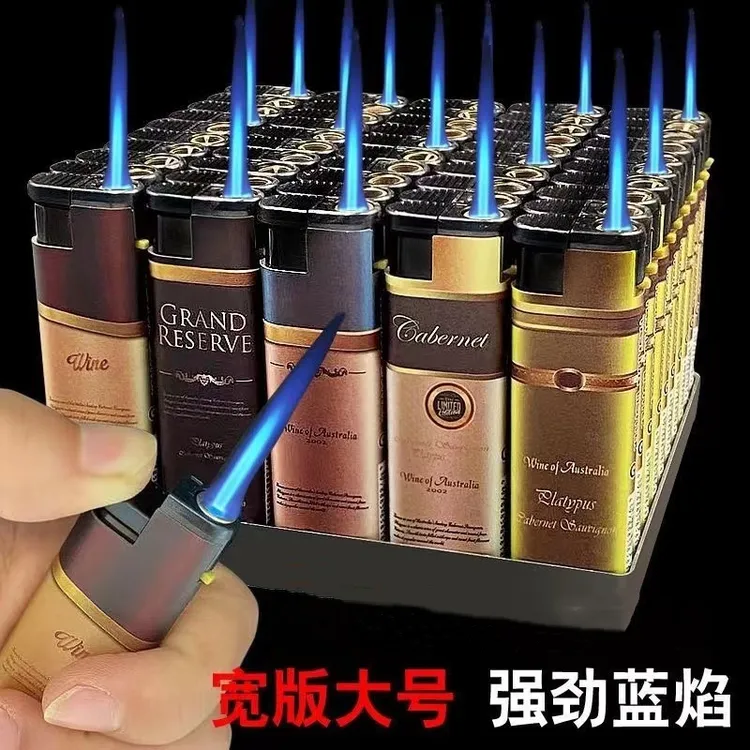 加厚防爆升级款充气家用商超批发防风打火机创意家庭用品火焰高档
