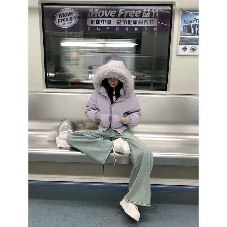 切糕自制【银河牛仔】小个子秋冬设计感手工喷印质感显瘦加绒牛仔裤