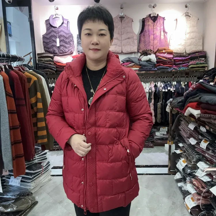 【燕珍时装】2025冬新款8868高品质时尚潮流百搭中长款羽绒服