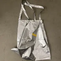 炫色新品时髦洋气小黄标银色包包