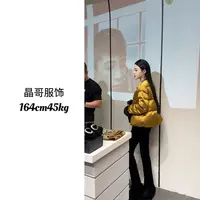 现货【荣耀】新中式休闲百搭宽松显瘦醋酸水貂毛冬季国风羽绒服
