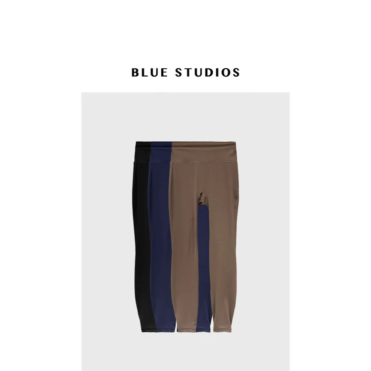 blue studios提臀紧身裤跑步运动瑜伽裤打底裤健身裤