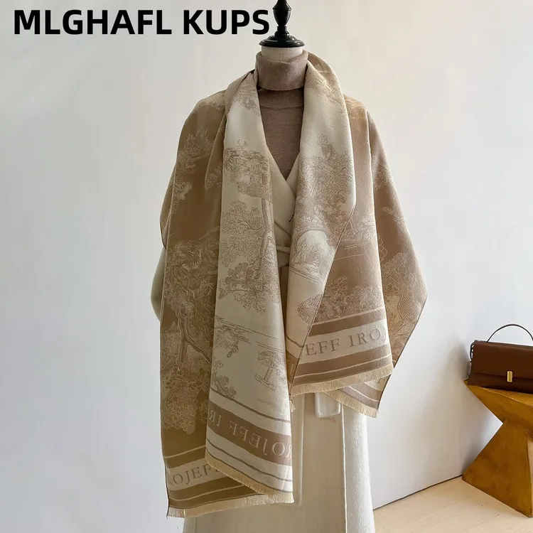 MLGHAFL KUPS空调房双面围巾披肩女2025新款办公室外搭保暖小毛毯