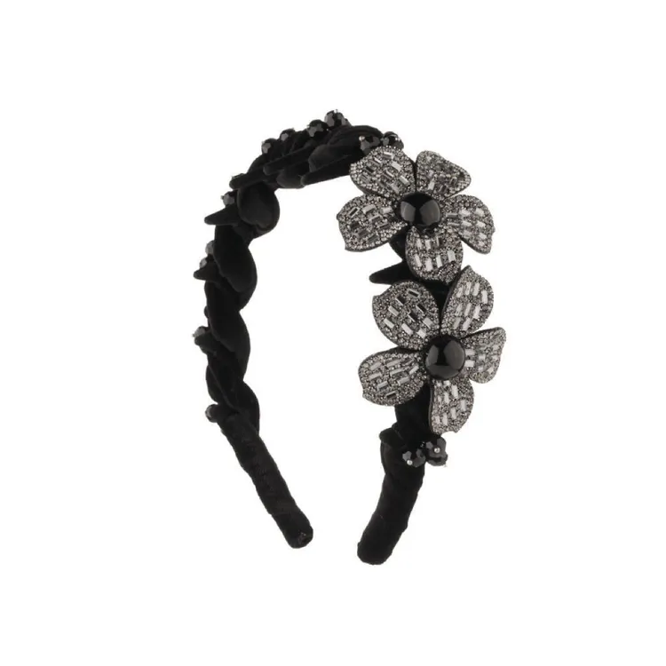 【花坞里】高级丝绒立体花卉轻奢发箍高级感精致时尚头箍发卡发饰