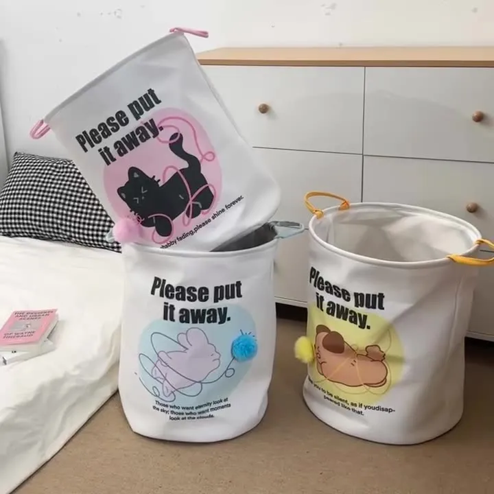 脏衣篓多巴胺家用脏衣筐浴室脏衣服收纳桶可折叠手提脏衣篮收纳筐