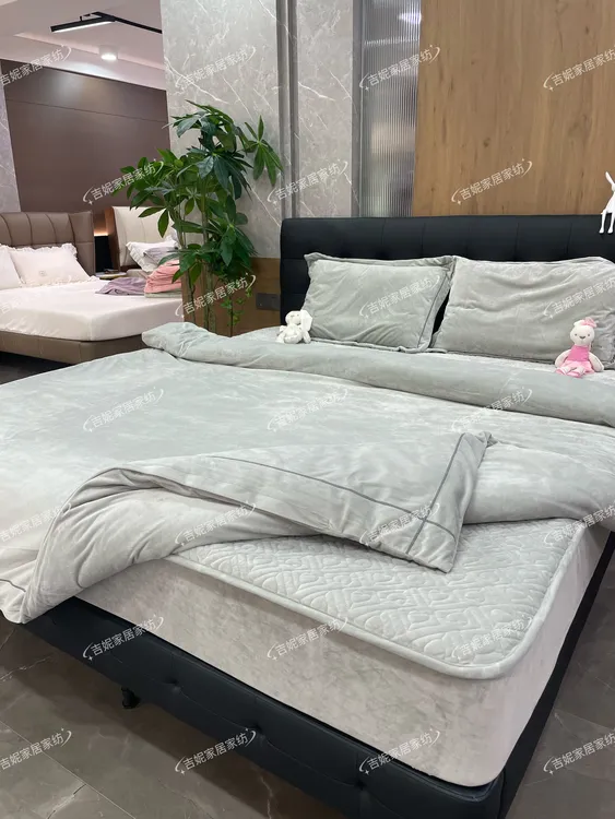 冬季婴儿绒夹棉床笠四件套