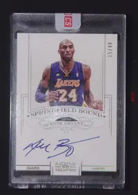 【直播开价】科比布莱恩特 国宝49编 帕尼尼NBA国宝手提签名球星卡 