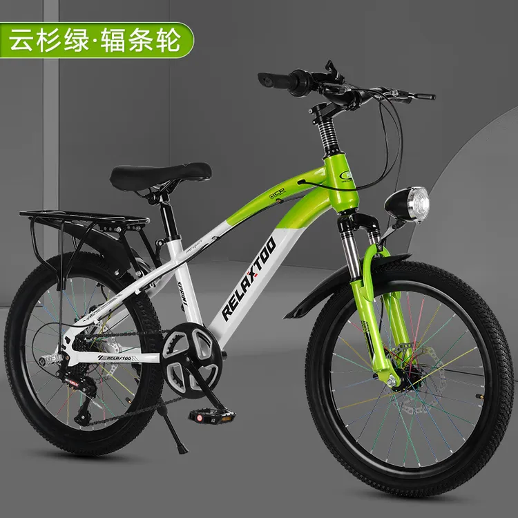 碟刹减震18寸男女孩20寸中大童内走线22寸变速山地车