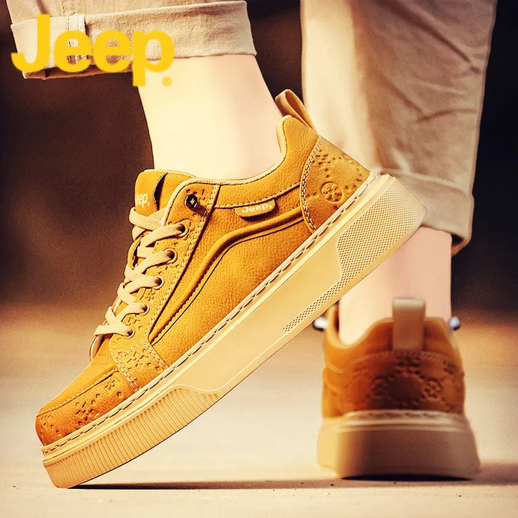 jeep吉普板鞋男鞋冬季爆款2025新款高级感运动品牌休闲鞋男士鞋子