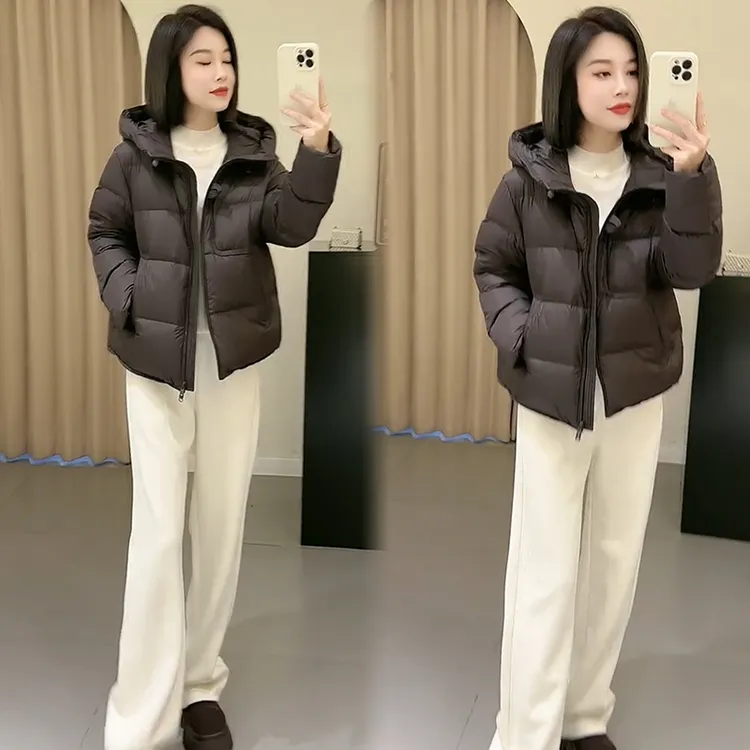 2025秋冬新款时尚显瘦气质网红高档套装女高级百搭宽松大码两件套