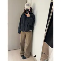 【连帽冲锋衣】插肩袖口袋宽松外套