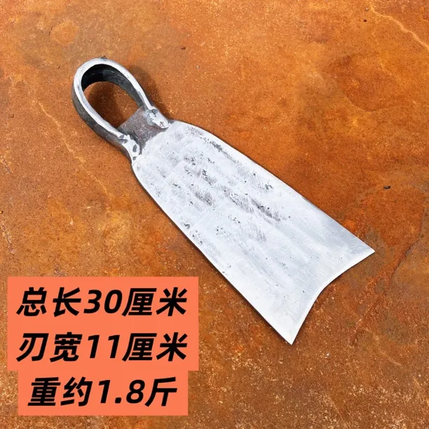 手工锻打全钢多功能锄头除草开荒松土挖地农用工具
