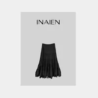 【INAIEN】线上款超重工扭褶半身裙 N5893