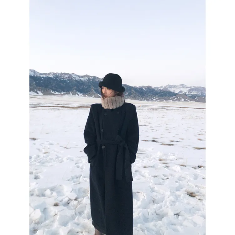 小番茄定制 FORNI 机场大衣 醋酸羊绒羊毛双面呢大衣