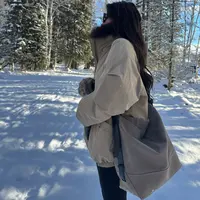 R-HER【巴恩绒服】90鹅绒服巴恩风气质派克服复古加厚外套RW50C9627