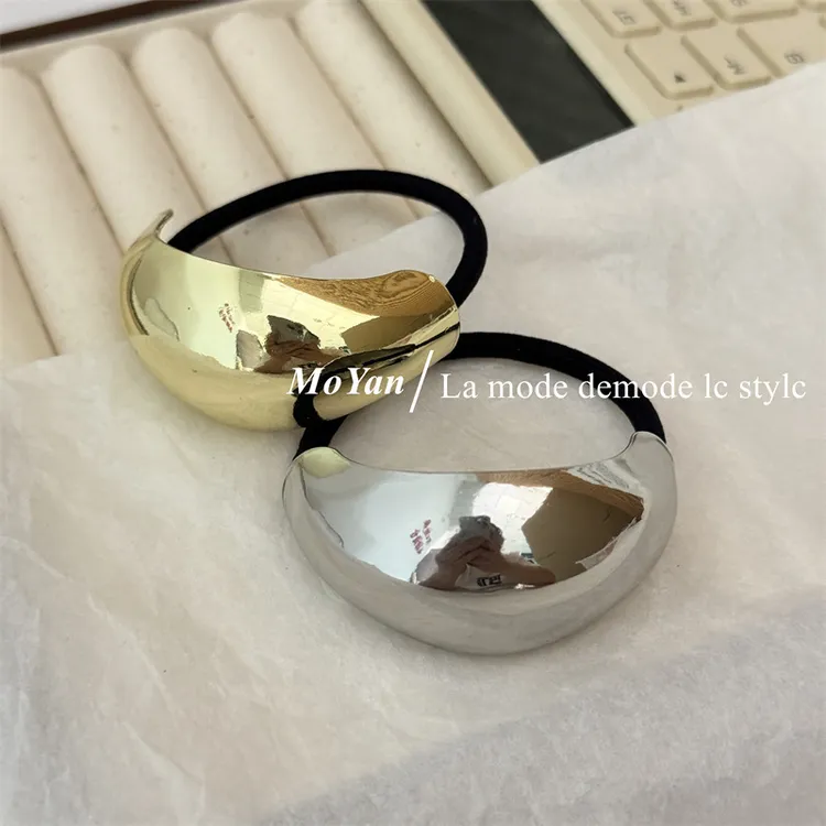 韩版不规则简约弧面弹力发绳复古时尚个性网红头绳气质百搭橡皮筋