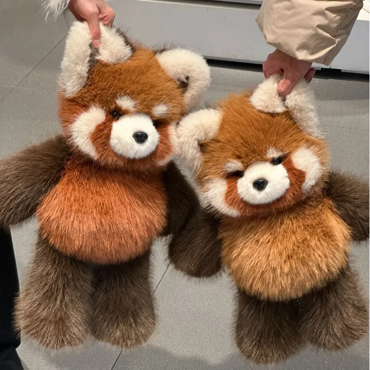 幼崽原创高品质跑跑系列小熊猫玩偶毛绒玩具公仔娃娃