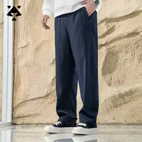 【菱形裆软牛仔】森老板大码男装秋款斜纹牛仔裤显瘦加软胖男生裤子