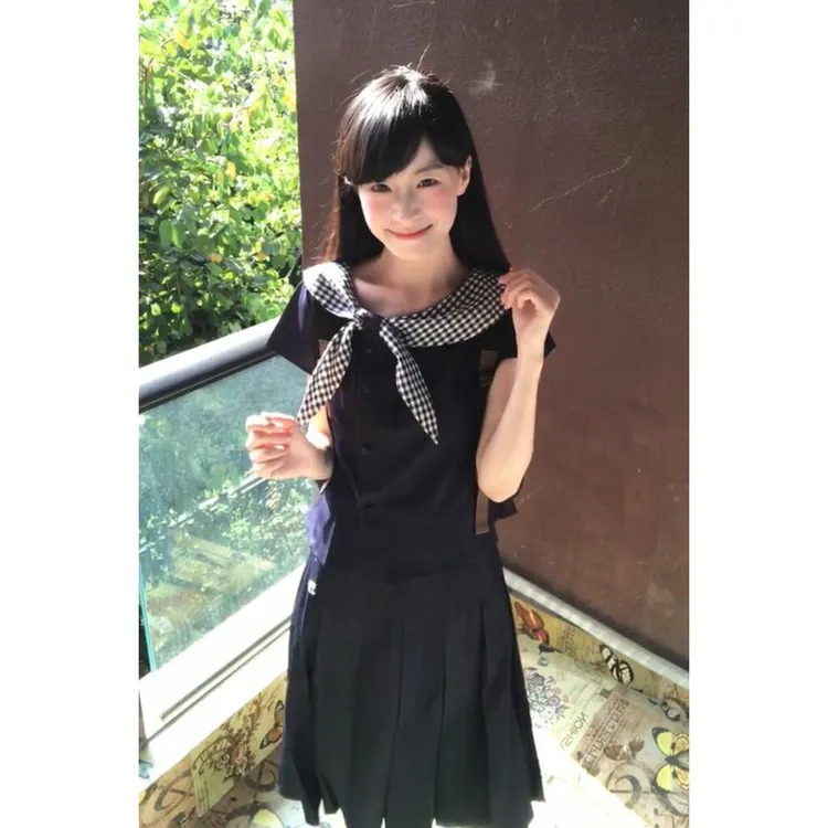 法式复古学院风海军领上衣半身裙两件套女夏季2025新款穿搭一整套