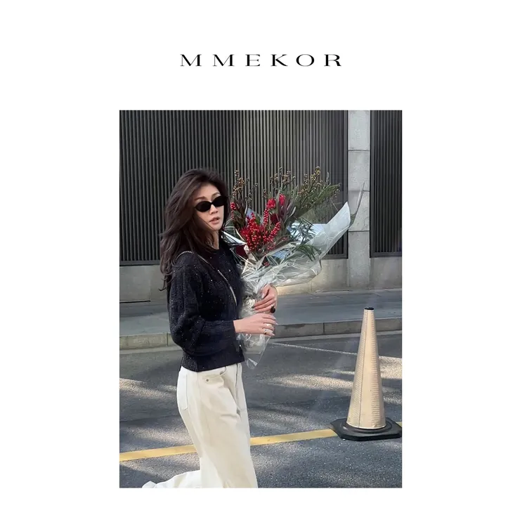 MMEKOR“少女的祈祷”毛衣 2025新款活力常青藤百搭上衣 89150