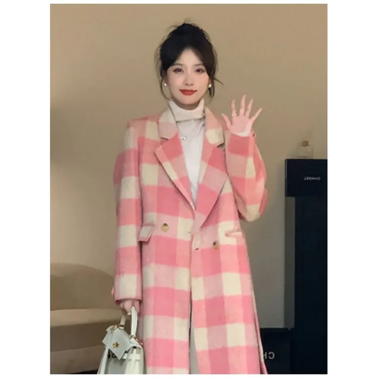 法式设计甜欲风时尚百搭宽松显瘦长款外套秋季新款高级感ins