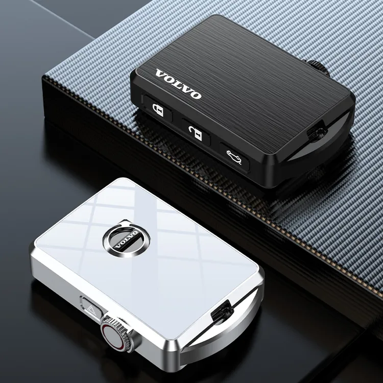 适用于沃尔沃Xc60钥匙盖S90包S60外壳Xc40扣Xc90轿车V60高端V90改