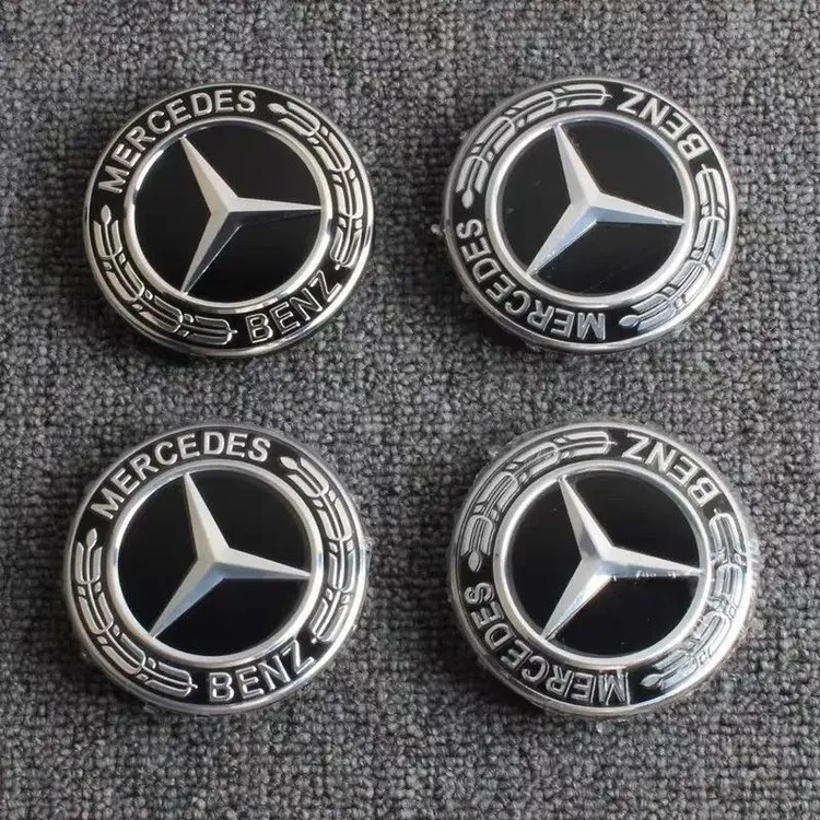 奔驰amg高脚专用款AMG GLK SLK R GLC GML级轮毂盖轮胎中心标志盖