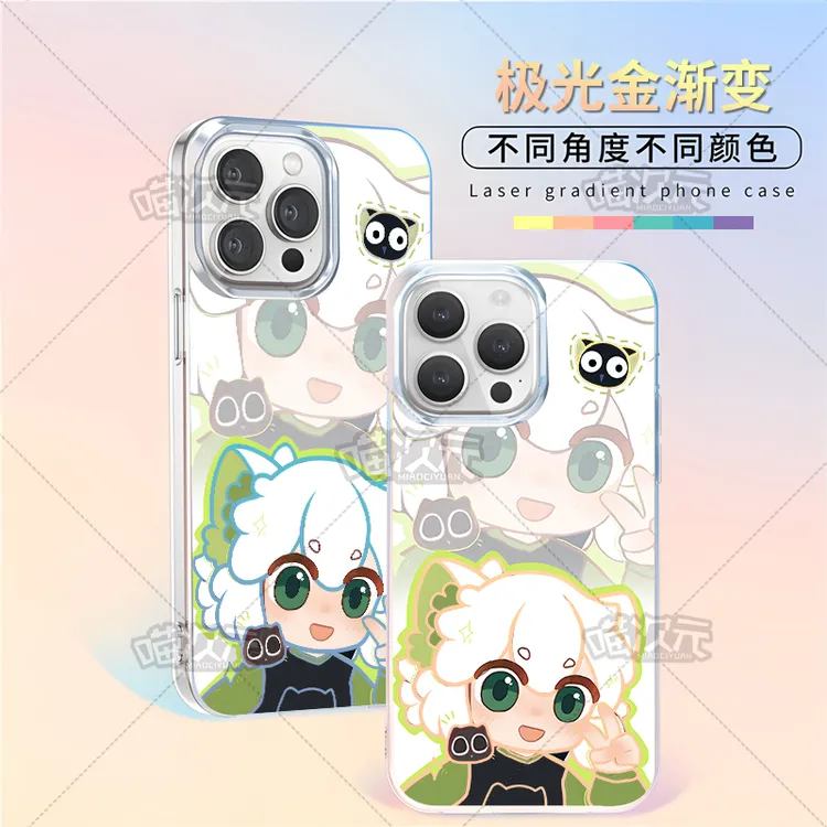 罗小黑适用苹果华为vivo一加oppoiPhone小米二次元优选材质手机壳