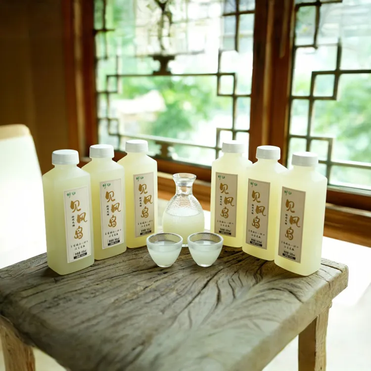 【工厂直发 多瓶装 】 妙田见风岛古法酿造自然发酵糯米酒500ml *6