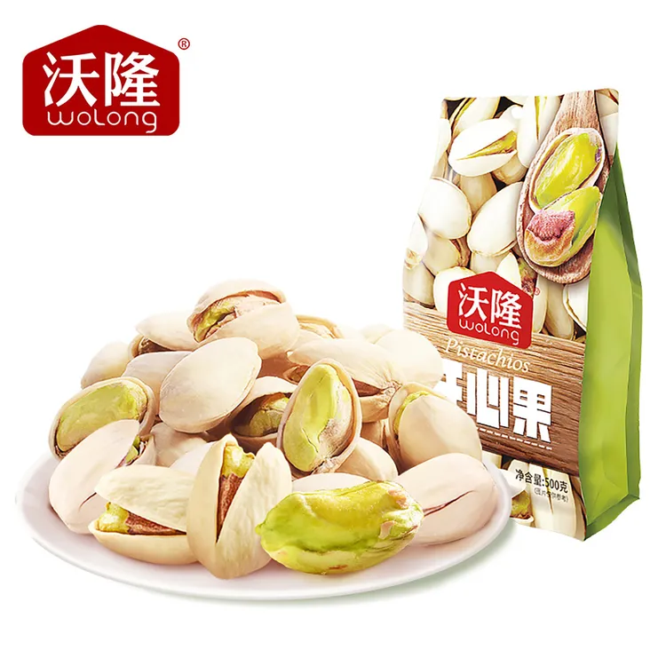 沃隆开心果仁2024新货原色无漂白无添加大果休闲营养健散装开心果