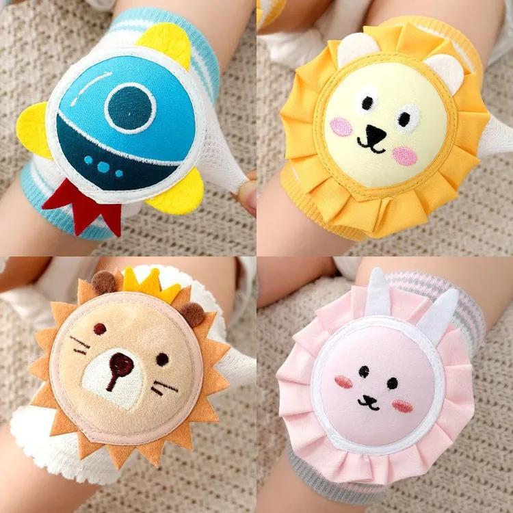 儿童护膝盖宝宝爬行学步夏季护肘小孩婴幼儿夏季薄款防摔加厚K