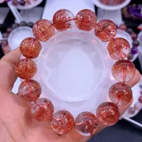 水晶手链未镶嵌金草莓15.7