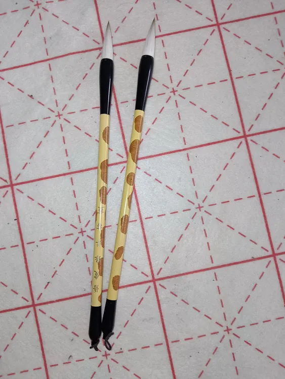 悟爱 狼羊兼毫书画毛笔（口径1.0,出锋：3.5cm,杆长：22cm）