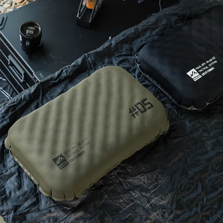 德国山趣充气枕头户外露营徒步旅行便携充气枕办公室午睡腰枕充气