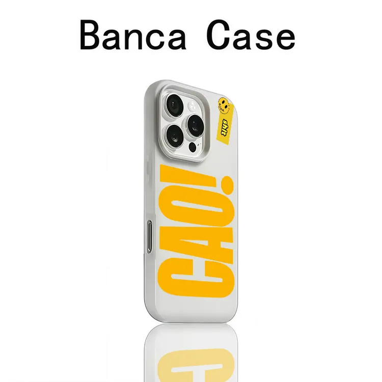 BANCA英文CAO适用苹果17promax果冻二合一手机壳iPhone16/15/1413